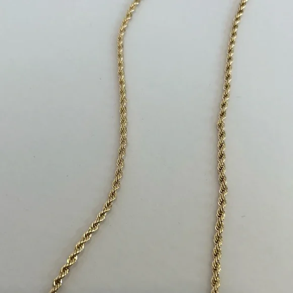 14k gold filled rope necklace - Picture 5 of 5